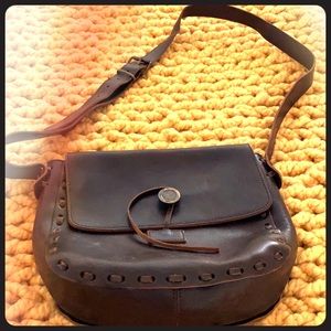 Maxmara Weekend Vintage brown leather purse